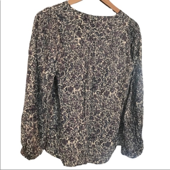 Universal Threads Women’s Floral Print Long Sleeve Blouse Size XS NEW WITH TAGS - Picture 2 of 5